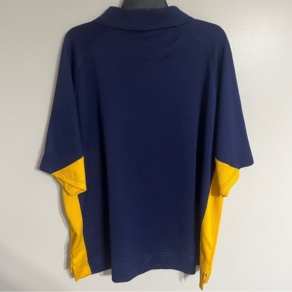 Men’s P2 Pro Player Polo Shirt University Of Michigan Wolverines Size 2XL Blue - Picture 12 of 12